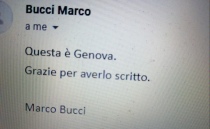 L'e. mail di Marco Bucci